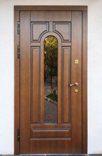 Утепленная дверь с окном