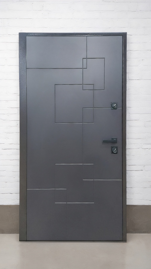 Серая дверь МДФ Серая дверь МДФ