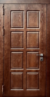 Металлическая дверь с терморазрывом и фрезерованными плитами МДФ RAL и ПВХ Металлическая дверь с терморазрывом и фрезерованными плитами МДФ RAL и ПВХ