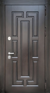 Утепленная входная термодверь с панелями МДФ шпон Утепленная входная термодверь с панелями МДФ шпон